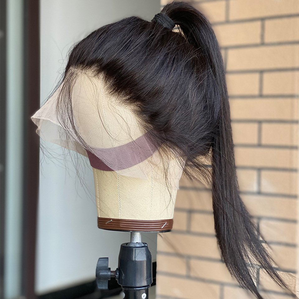 360 Lace Frontal Human Hair Wigs Full Head Wig Real Hair Front Lace – Image 4